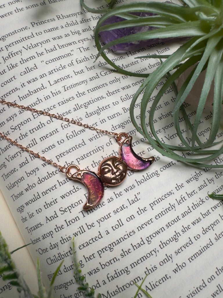 Moon Goddess Necklace | Copper Ashes