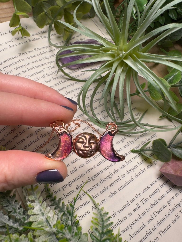 Moon Goddess Necklace | Copper Ashes