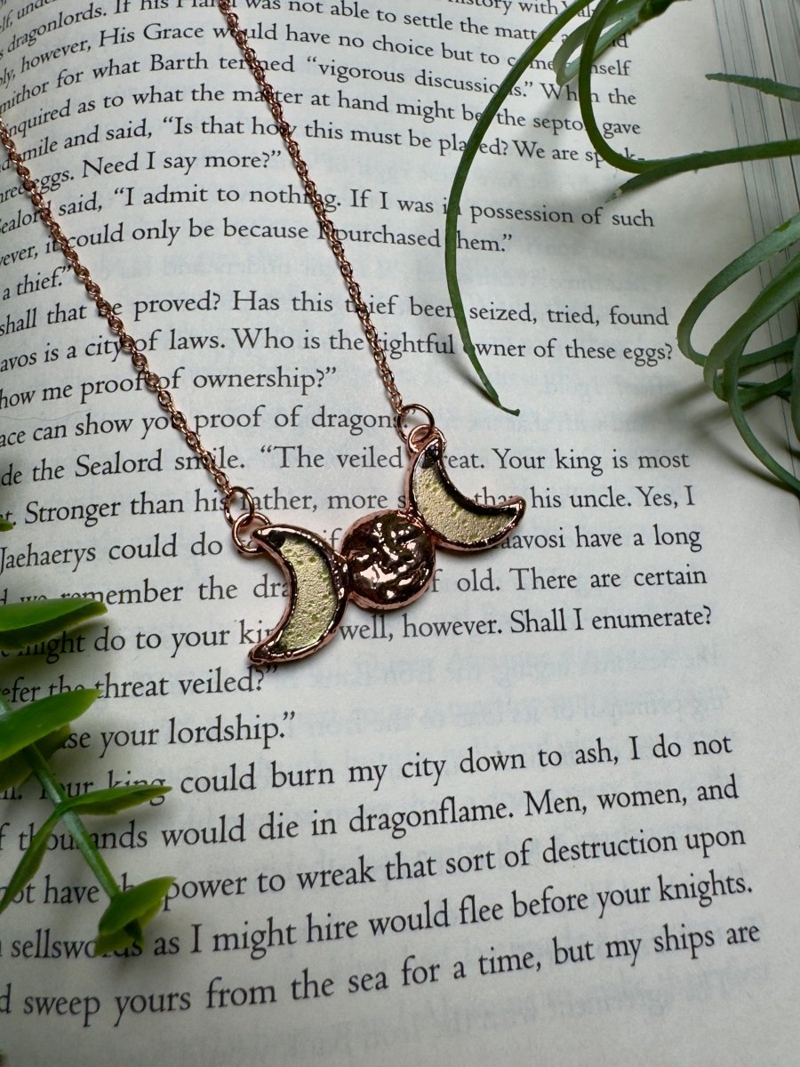 Moon Goddess Necklace | Copper Ashes