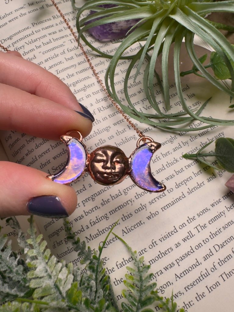 Moon Goddess Necklace | Copper Ashes