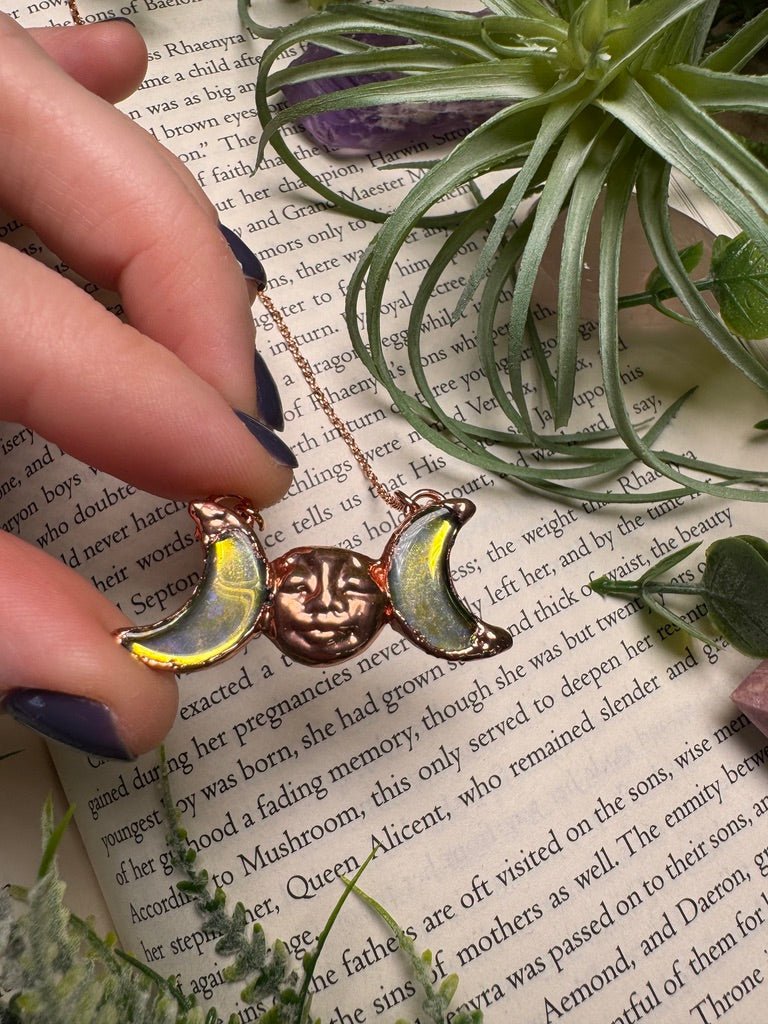 Moon Goddess Necklace | Copper Ashes