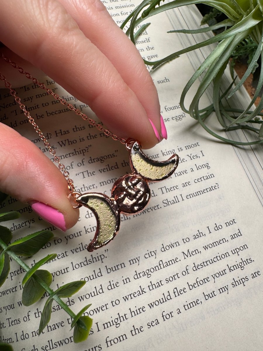 Moon Goddess Necklace | Copper Ashes