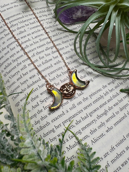 Moon Goddess Necklace | Copper Ashes