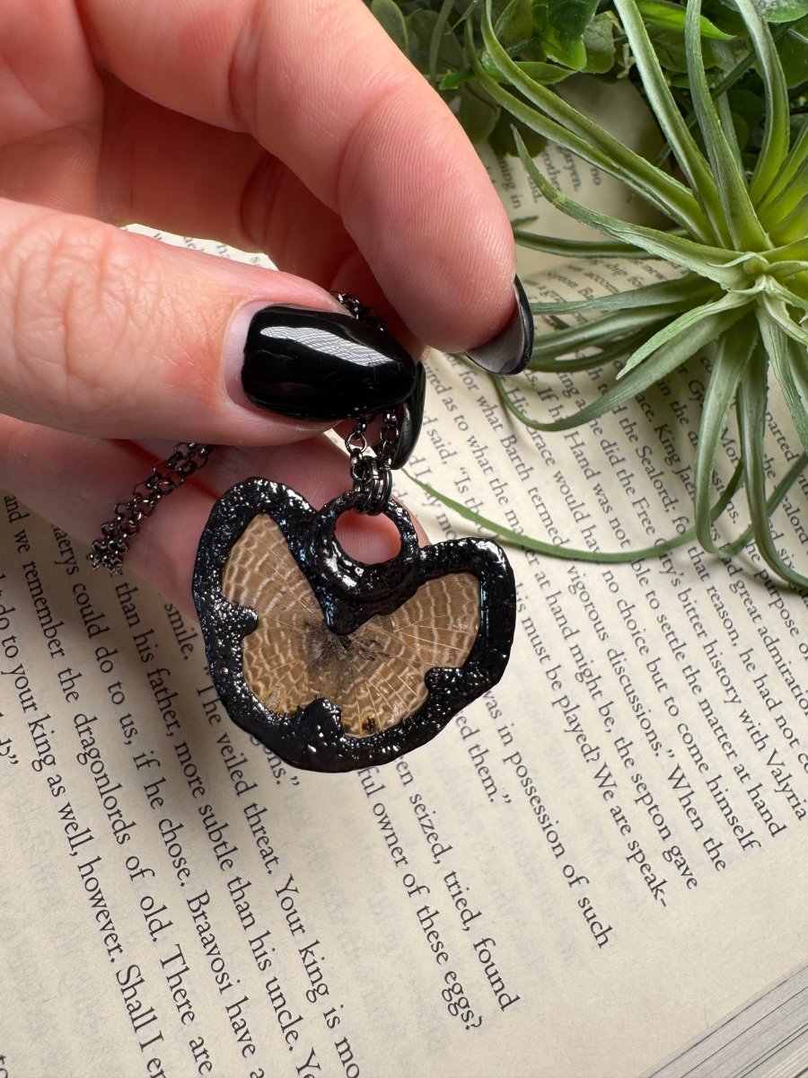 Moonstone Butterfly Necklace | Copper Ashes