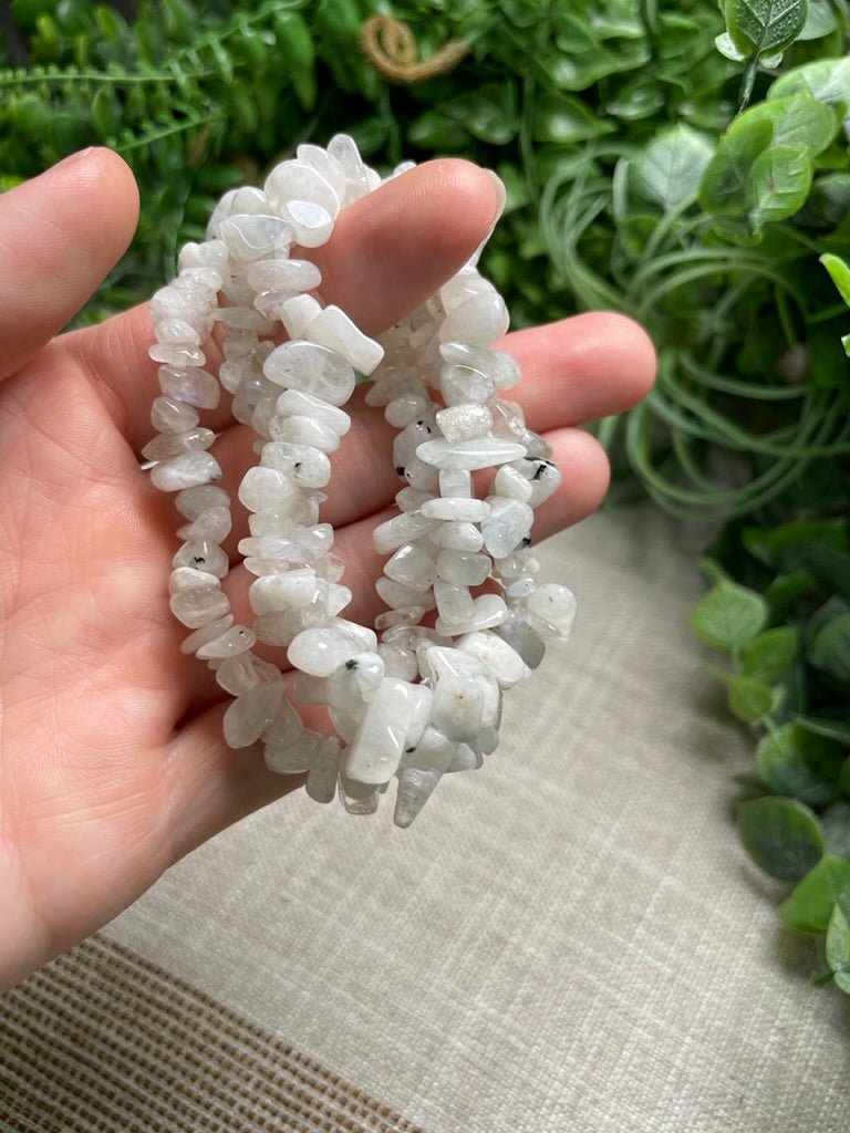 Moonstone Chip Bracelet | Copper Ashes