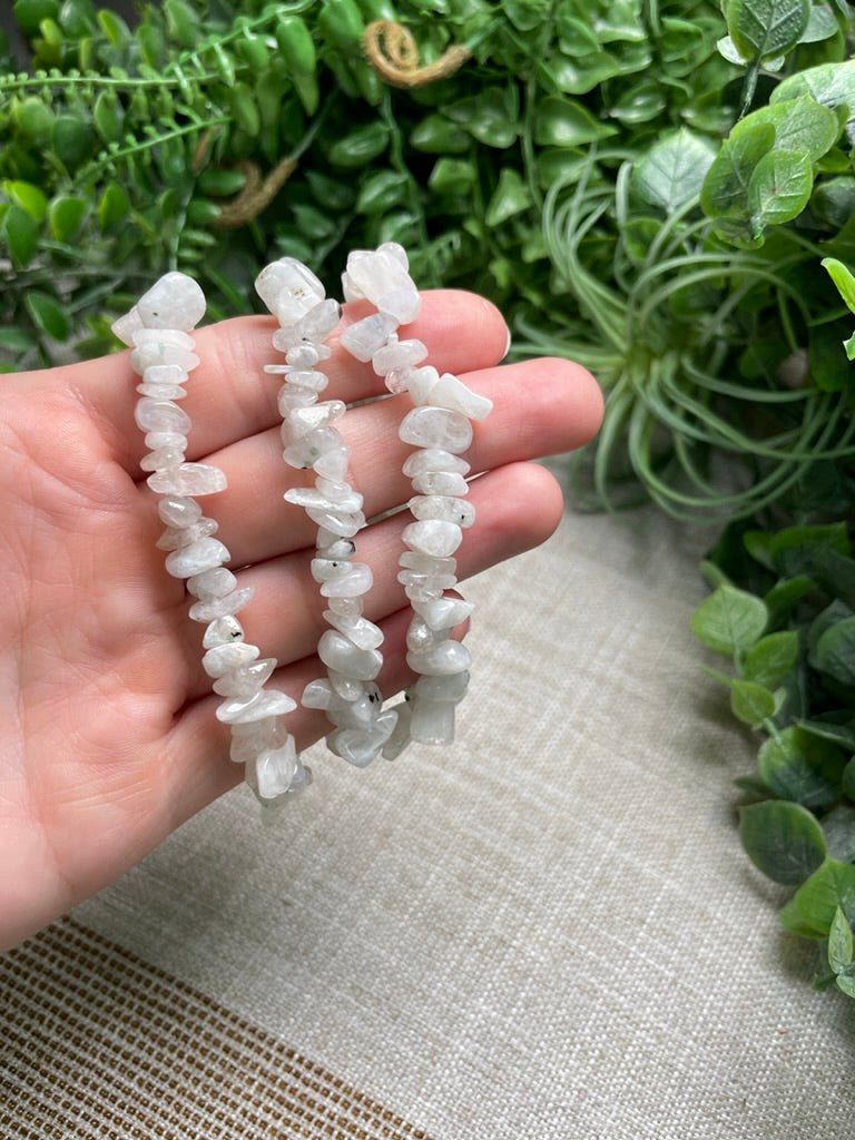 Moonstone Chip Bracelet | Copper Ashes