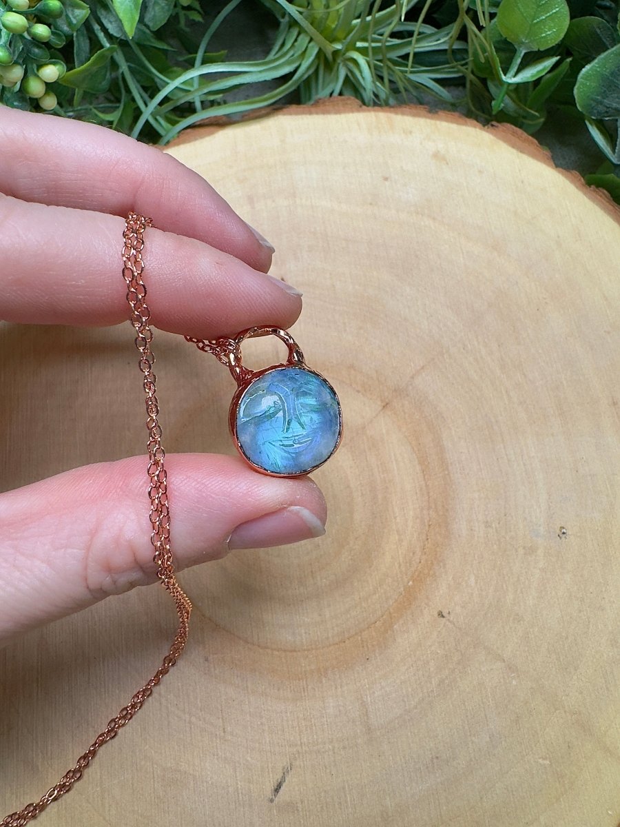 Moonstone Goddess Necklace | Copper Ashes