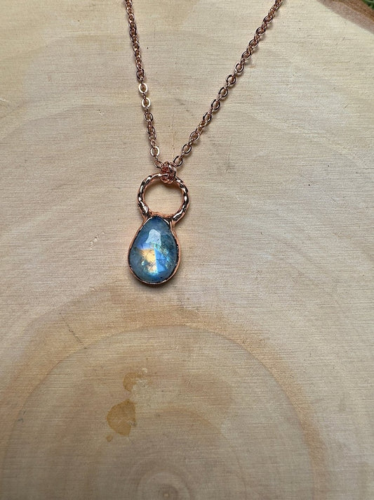 Moonstone Necklace | Copper Ashes