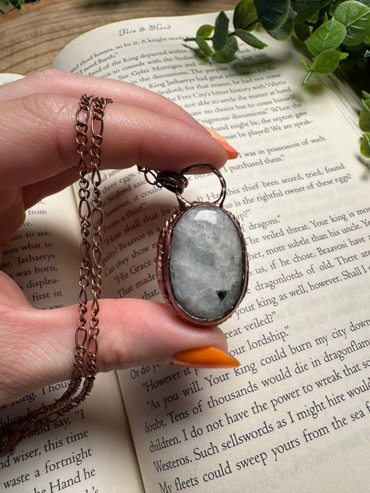 Moonstone Necklace | Copper Ashes