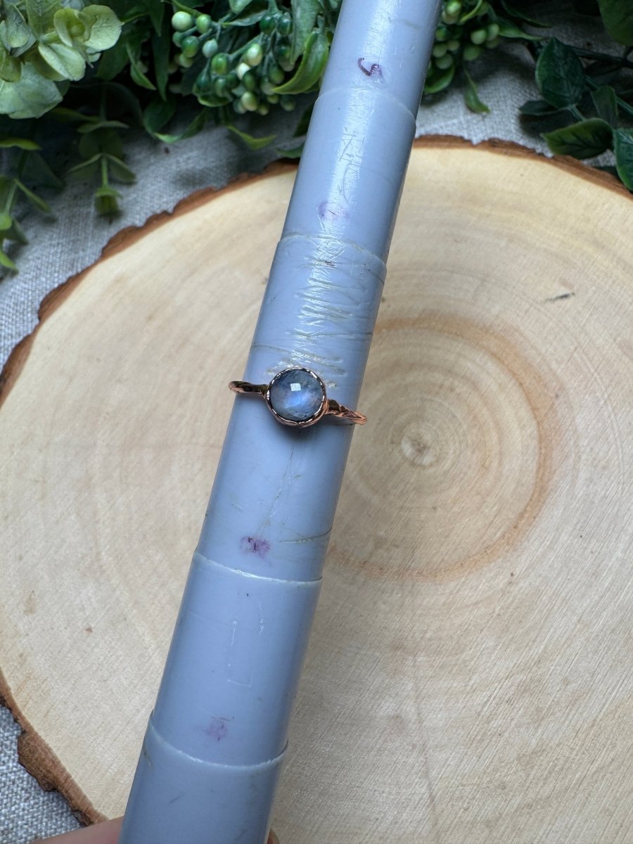Moonstone Ring Size 7 | Copper Ashes