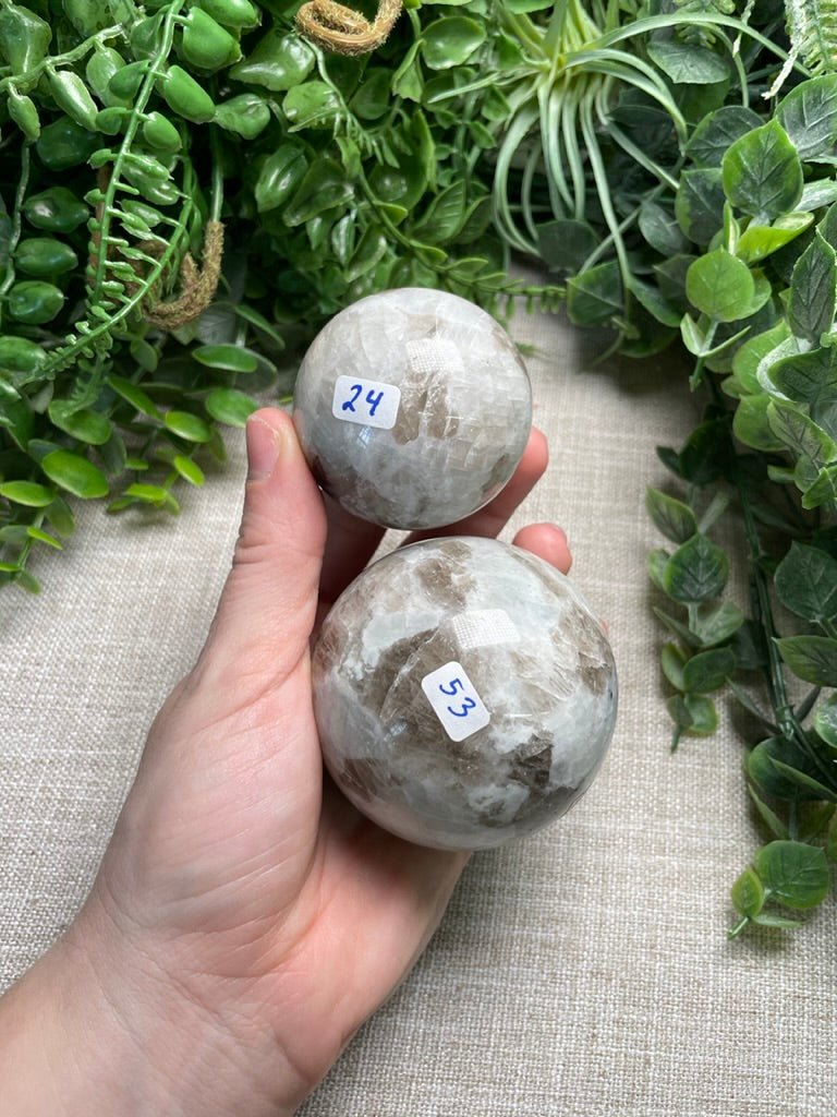 Moonstone Sphere | Copper Ashes