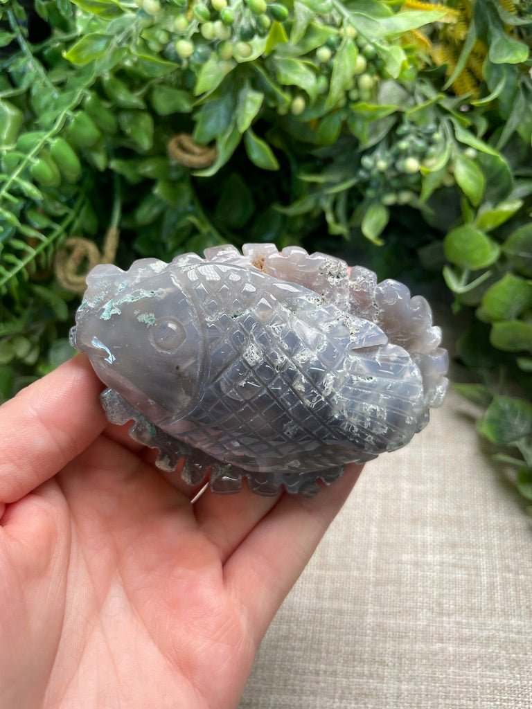 Moss Agate Fish | Copper Ashes