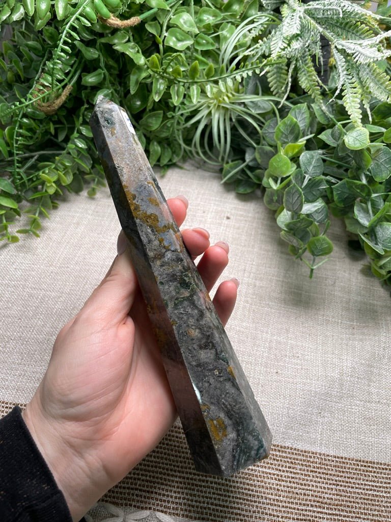 Moss Agate Tower | Copper Ashes