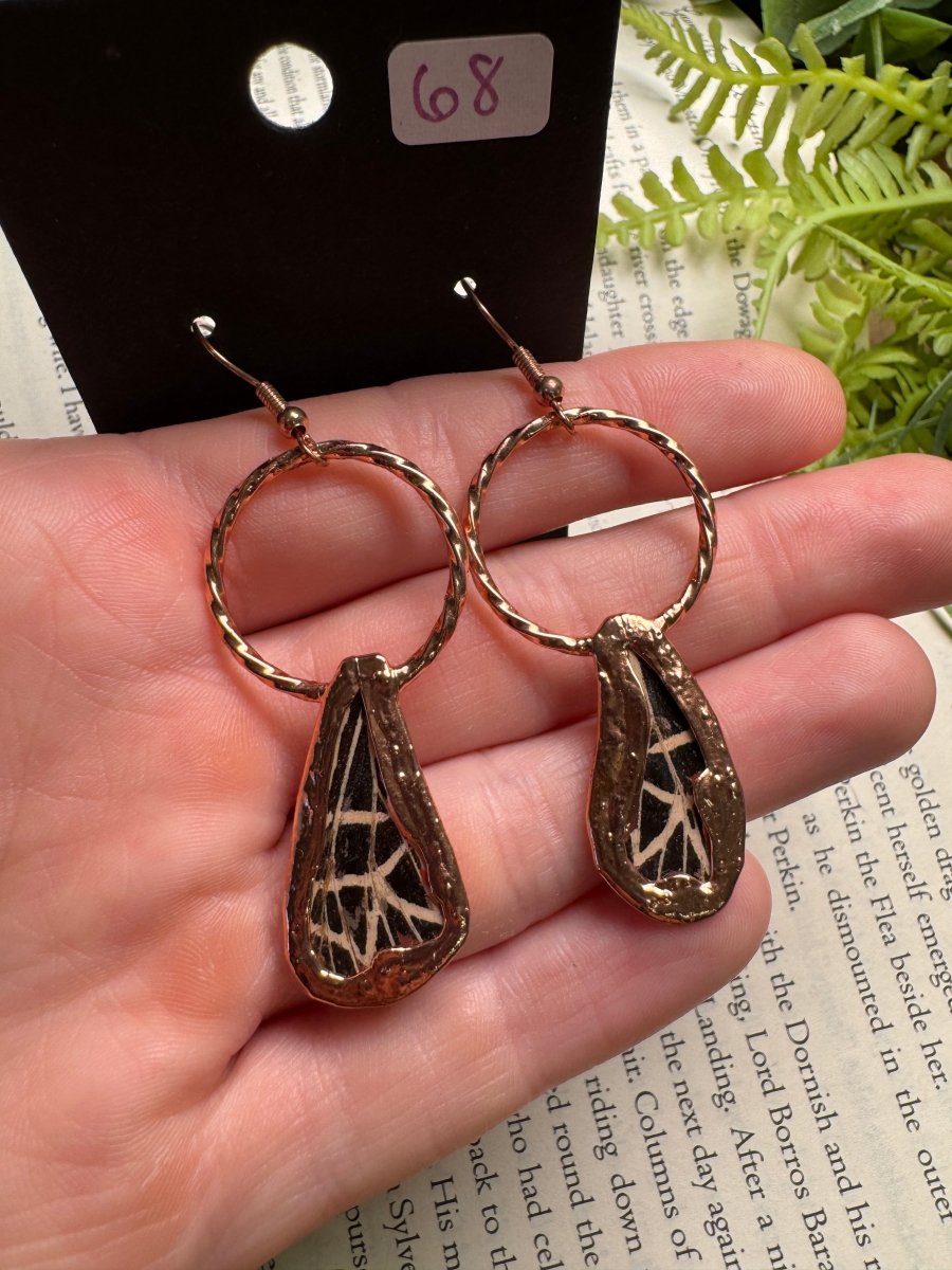 Moth Wing Earrings | Copper Ashes