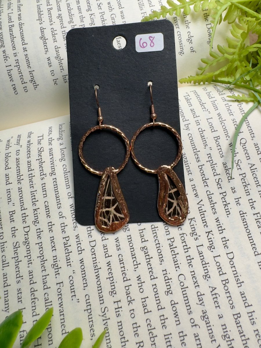Moth Wing Earrings | Copper Ashes