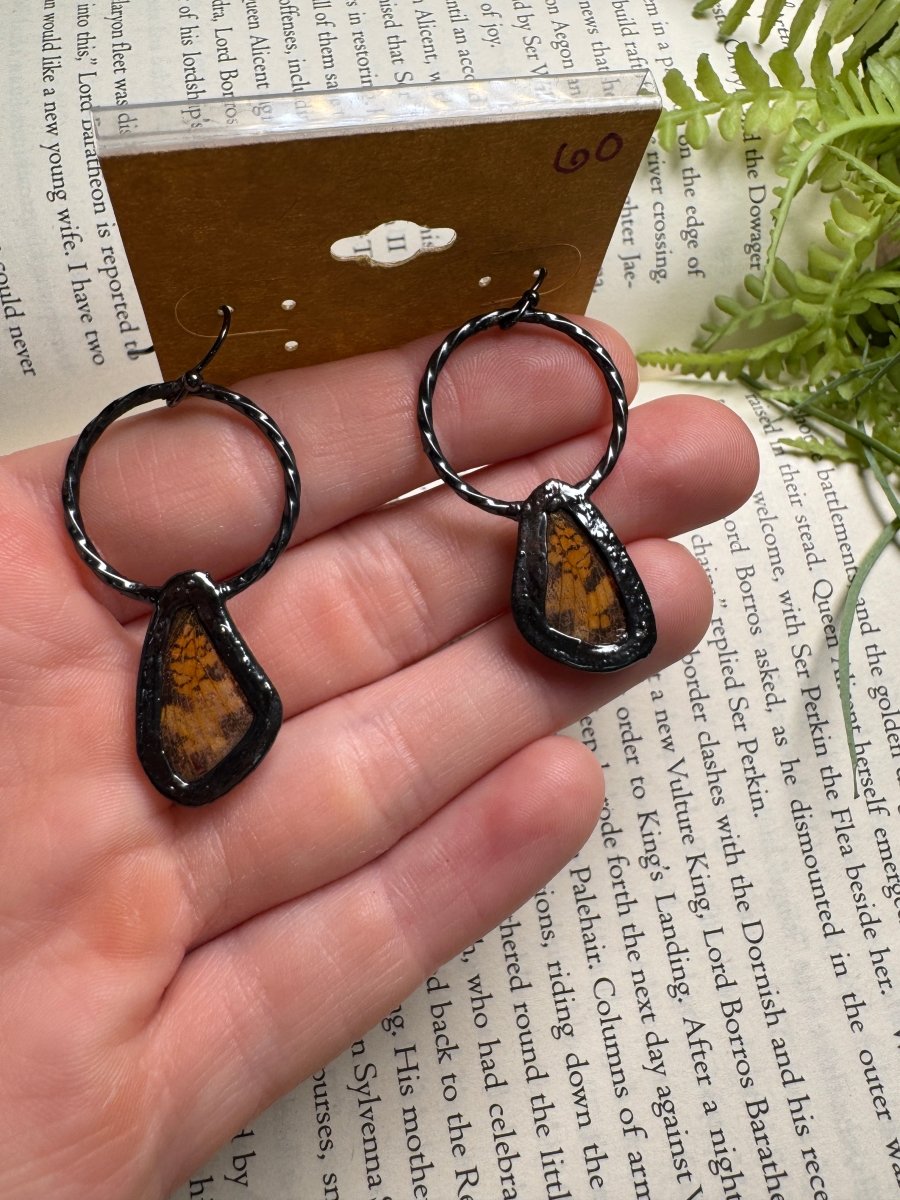 Moth Wing Earrings | Copper Ashes
