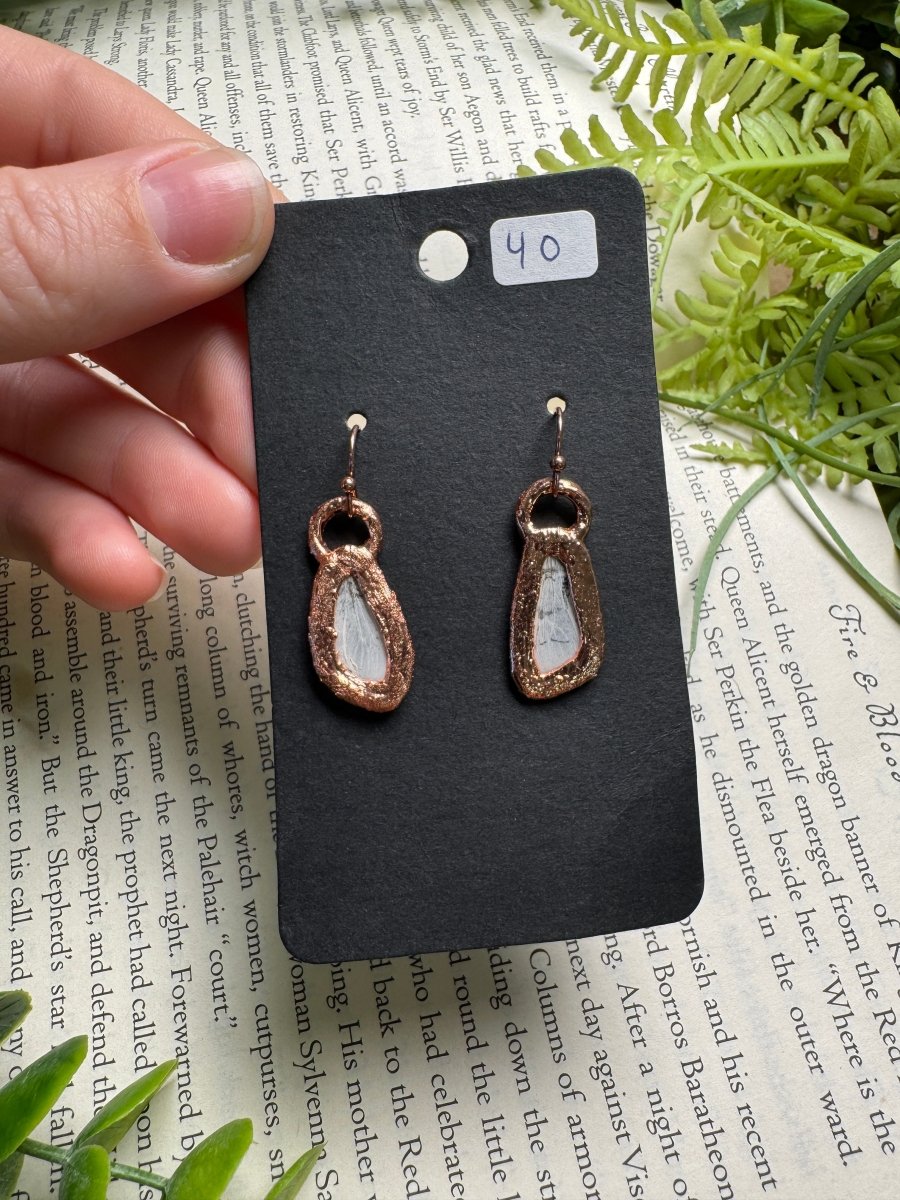 Moth Wing Earrings | Copper Ashes