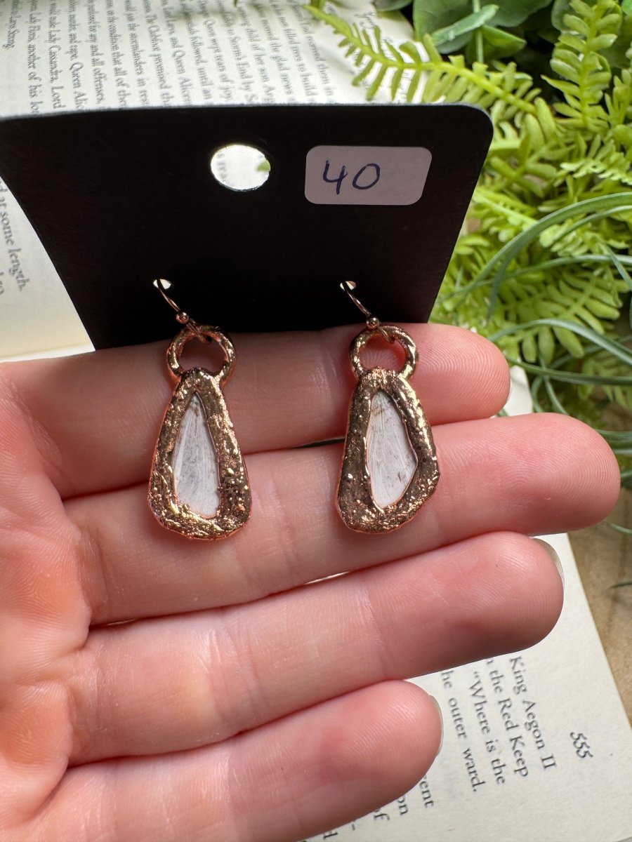 Moth Wing Earrings | Copper Ashes
