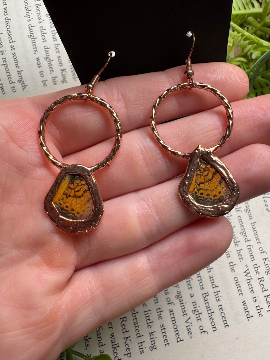 Moth Wing Earrings | Copper Ashes
