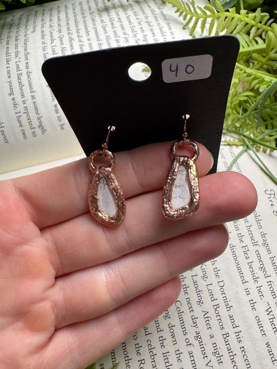 Moth Wing Earrings | Copper Ashes