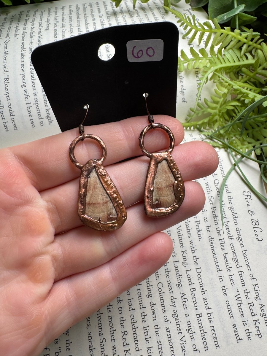 Moth Wing Earrings | Copper Ashes