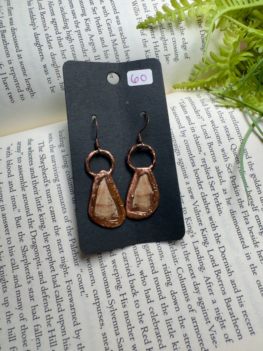 Moth Wing Earrings | Copper Ashes