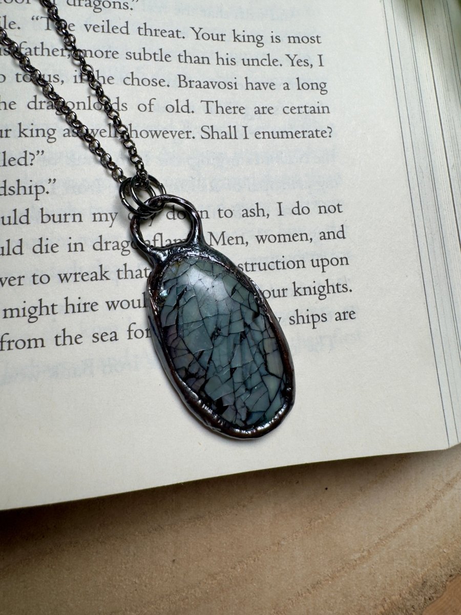 Mother of Pearl Shell Necklace | Copper Ashes