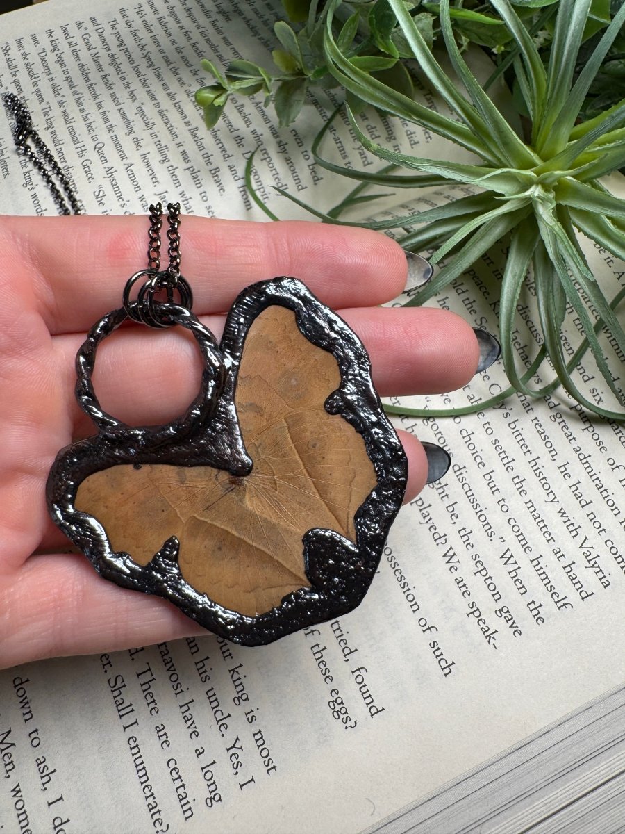 Natural Turquoise Butterfly Necklace | Copper Ashes