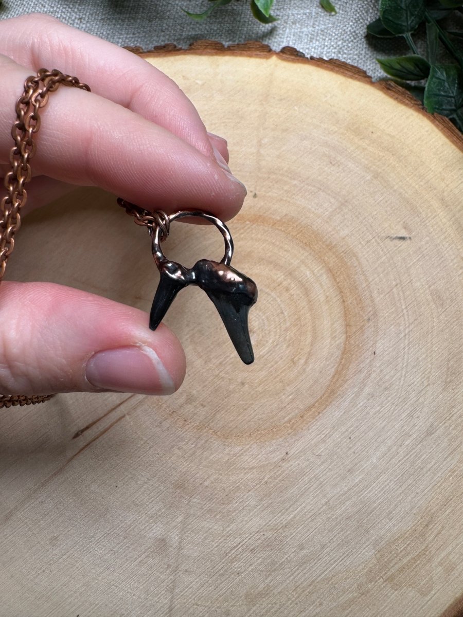 Nightbloom - Shark teeth Necklace | Copper Ashes