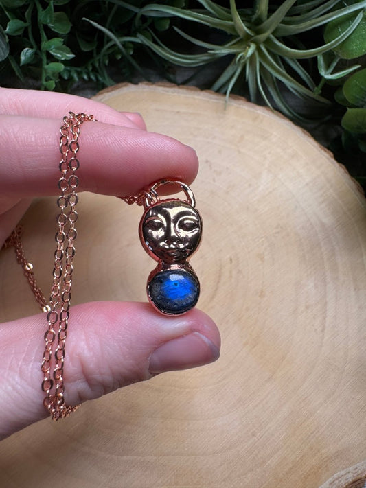 Nova - Labradorite Goddess Necklace | Copper Ashes