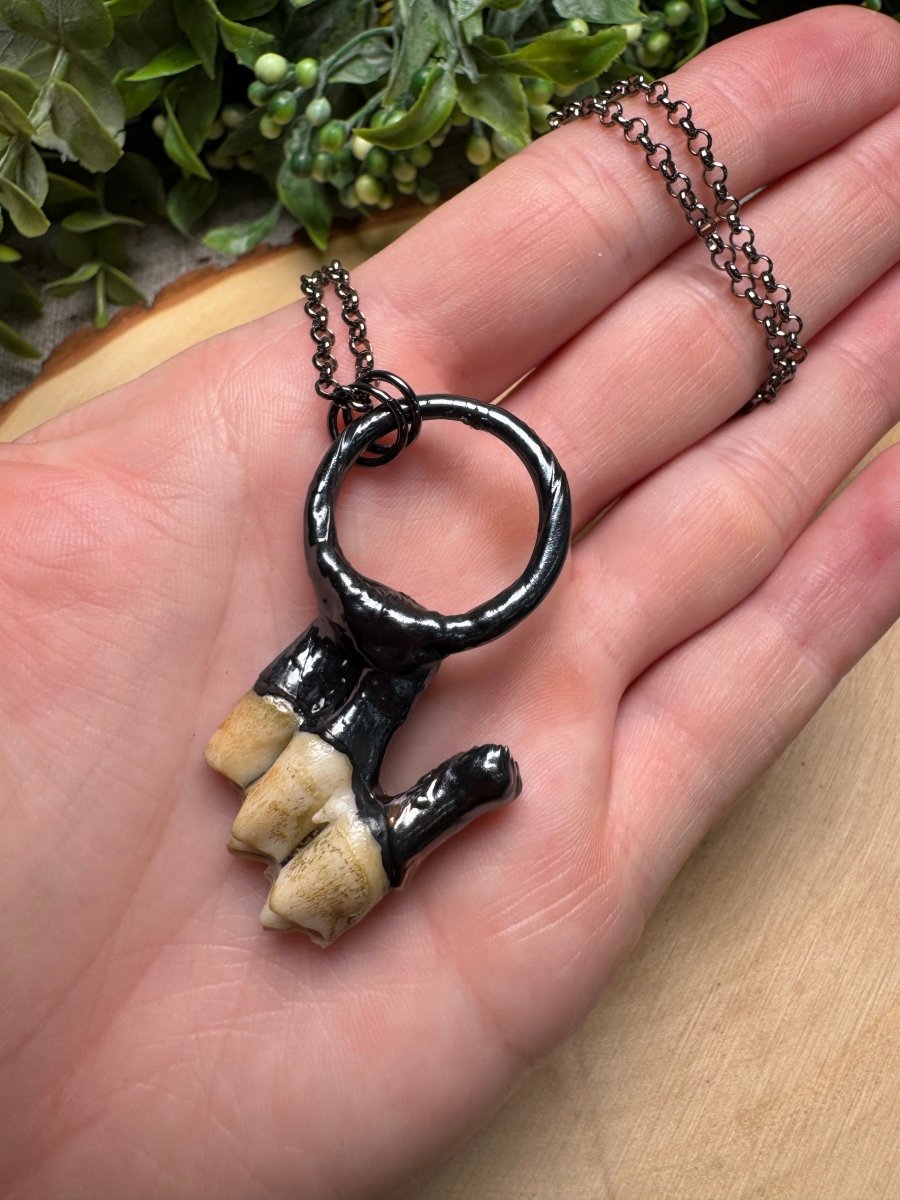 Nyx - Deer Tooth Necklace | Copper Ashes