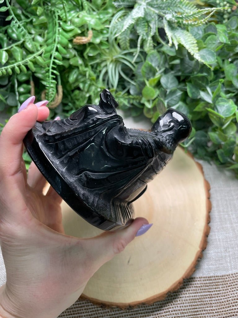 Obsidian Buddha | Copper Ashes