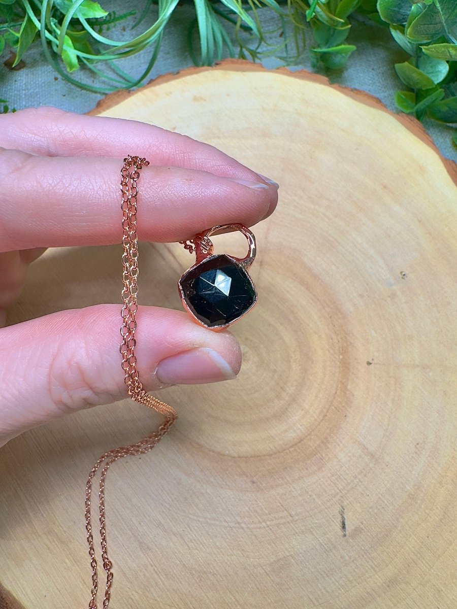 Obsidian Necklace | Copper Ashes