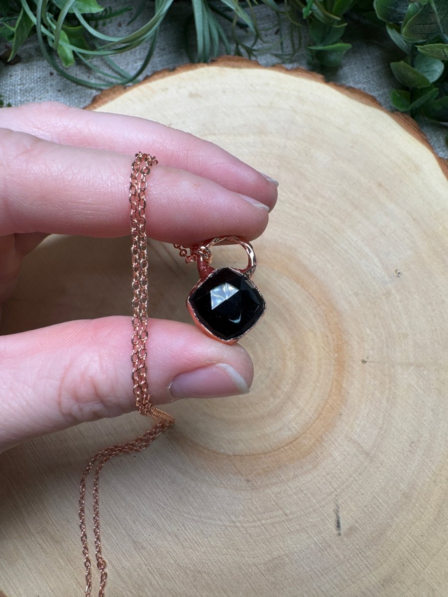 Obsidian Necklace | Copper Ashes