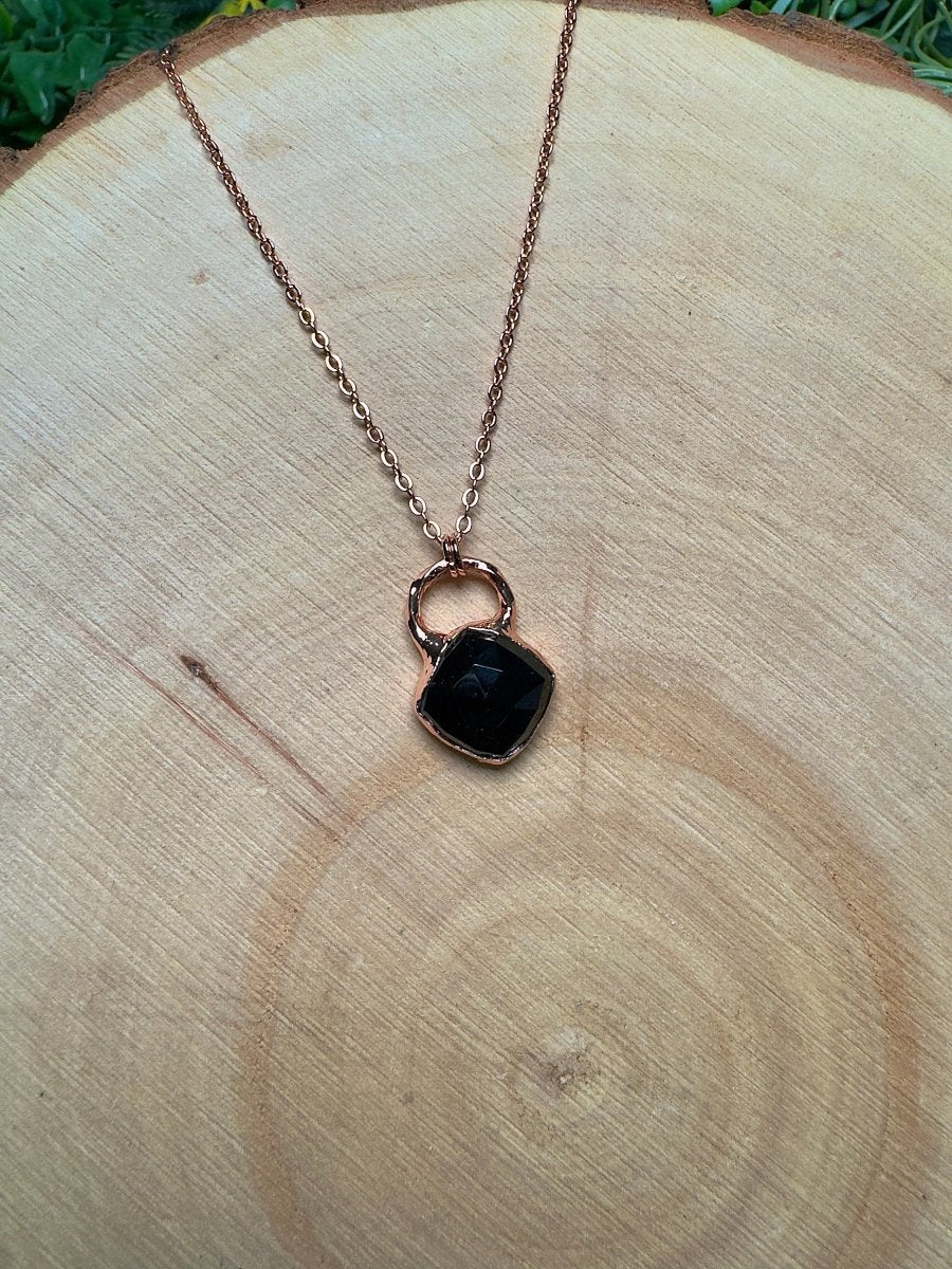 Obsidian Necklace | Copper Ashes