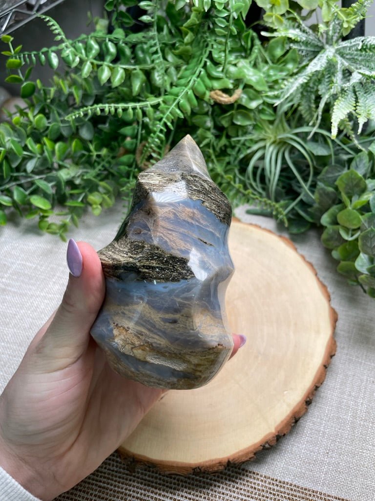 Ocean Jasper Flame | Copper Ashes