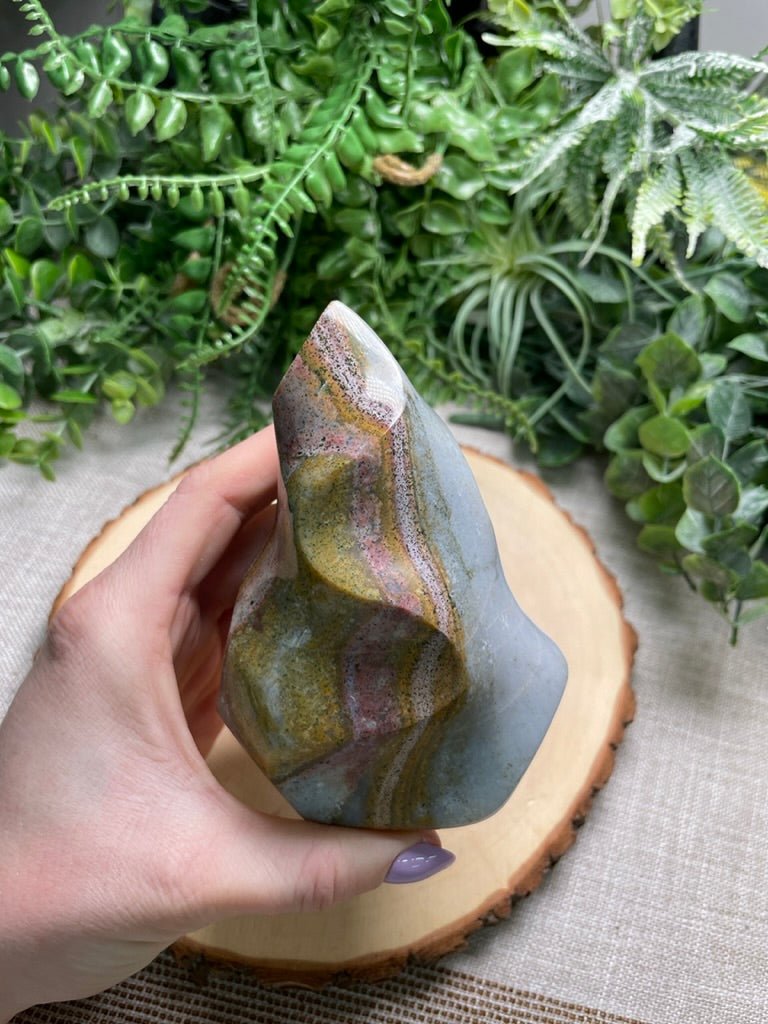 Ocean Jasper Flame | Copper Ashes