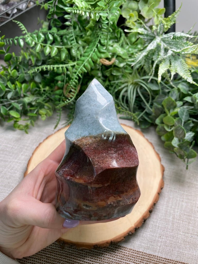 Ocean Jasper Flame | Copper Ashes