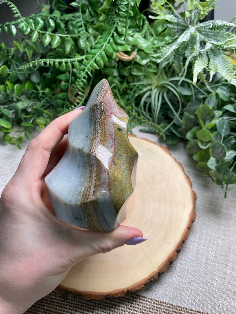 Ocean Jasper Flame | Copper Ashes