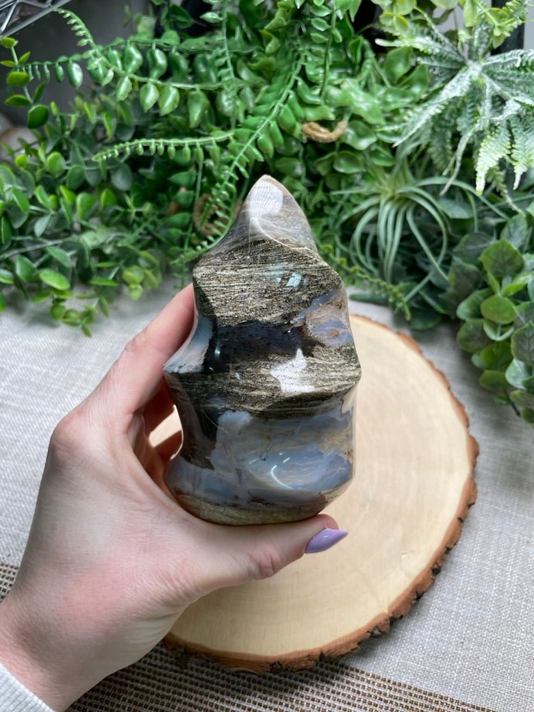 Ocean Jasper Flame | Copper Ashes