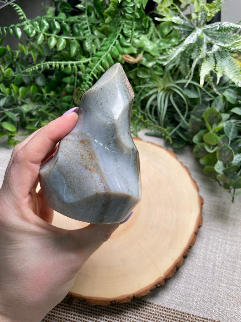 Ocean Jasper Flame | Copper Ashes