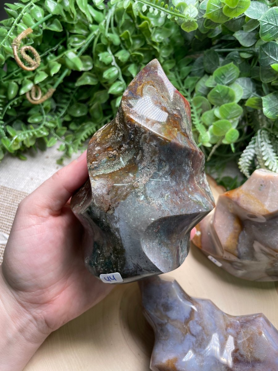 Ocean Jasper Flame | Copper Ashes