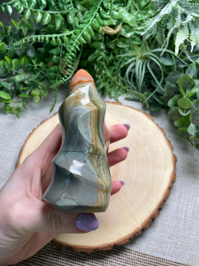 Ocean Jasper Flame | Copper Ashes