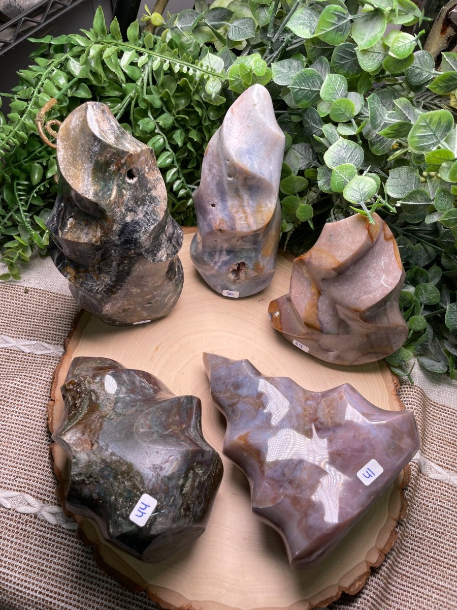 Ocean Jasper Flame | Copper Ashes