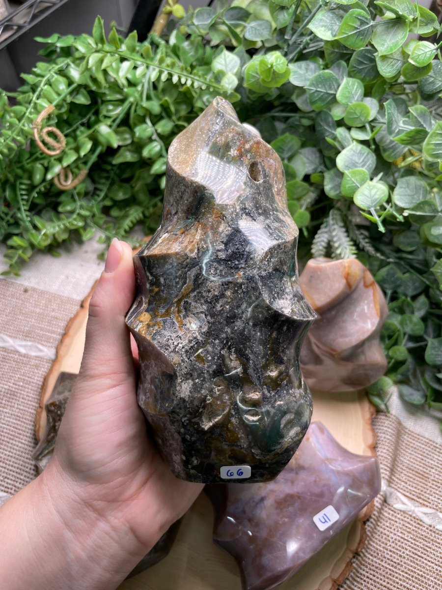 Ocean Jasper Flame | Copper Ashes