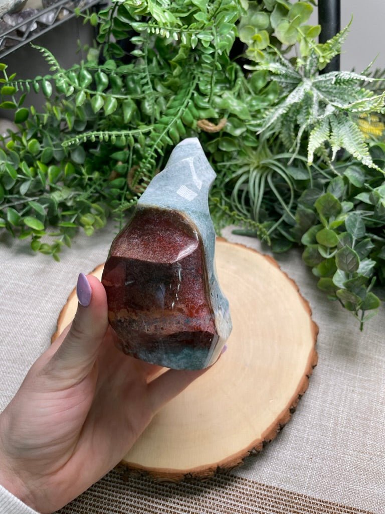 Ocean Jasper Flame | Copper Ashes