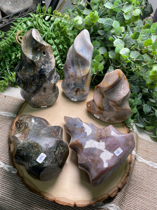 Ocean Jasper Flame | Copper Ashes