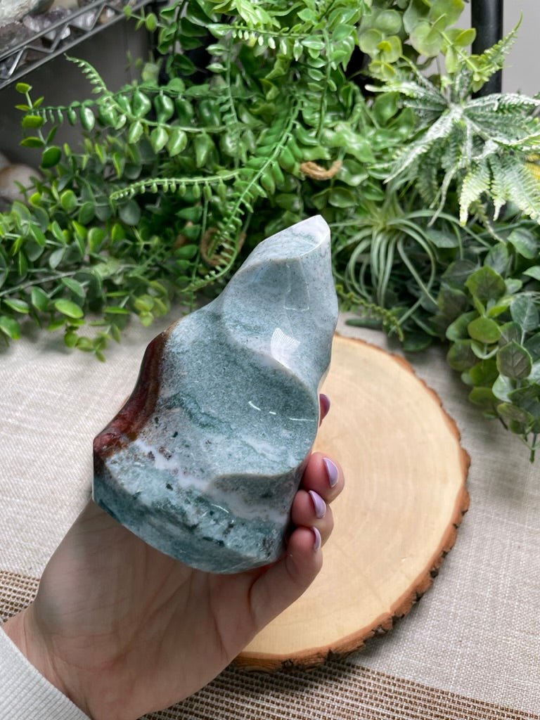 Ocean Jasper Flame | Copper Ashes