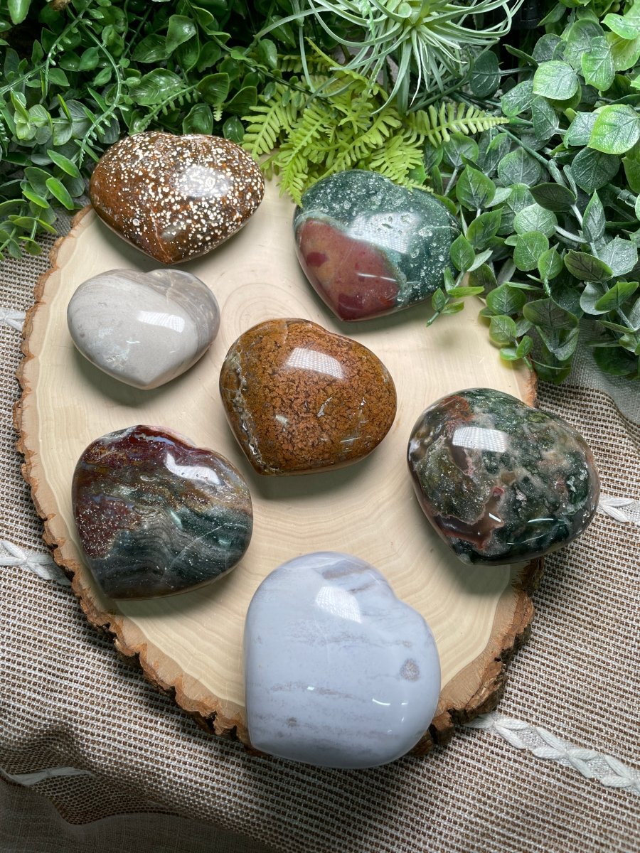 Ocean Jasper Heart | Copper Ashes