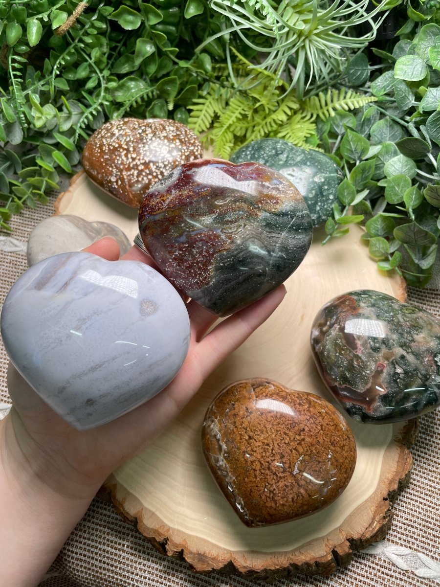 Ocean Jasper Heart | Copper Ashes
